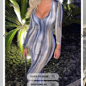 Fashion nova portrait of our love dress